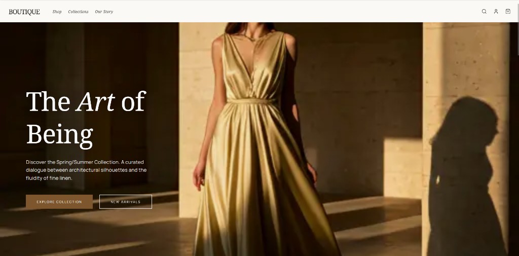 Fashion boutique demo